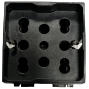 gloca Set med 2 uttag Multistandard 2P+T 220 V Schuko+tvåstegskompatibla
