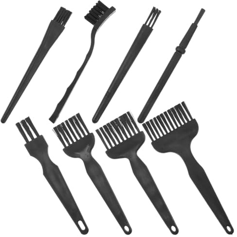 Cabilock 8 Stück Rasierer Reinigungsbürsten mit Rutschfestem Griff PP Material Vielseitig für Elektrische Rasierapparate Trimmer und Haarschneidemaschinen für Reisen und Haushalt