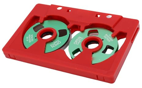 Yanmis Cassette Vierge Bobine à Bobine, Temps D'enregistrement Ferrique de Type I de 50 Minutes avec Boîtier Transparent, pour L'enregistrement Vocal de Musique sur Magnétophone