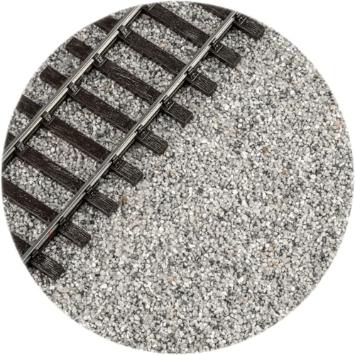 O Gauge Model Railway Track Ballast - light Grey | 1kg | Model Railway Scenery Material
