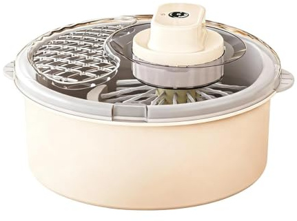Centrifuga Lavafrutta Elettrica Per Pulire Frutta E Verdura Domestica | Centrifuga per Insalata Elettrica Per Lattuga Frutti Di Bosco Spinaci Cucina Ristorante Preparazione Pasti