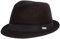 CHILLOUTS Bardolino Trilby Baumwollhut Stoffhut Fedora Hut Damen/Herren - Sonnenhut Strandhut mit Ripsband Sommer Frühling-Sommer - L (58-59 cm) schwarz