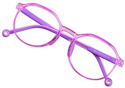 VisionGlobal Blue Light Blocking Glasses for kids, Anti Eyestrain and Blurry, Computer Glasses, Anti Glare