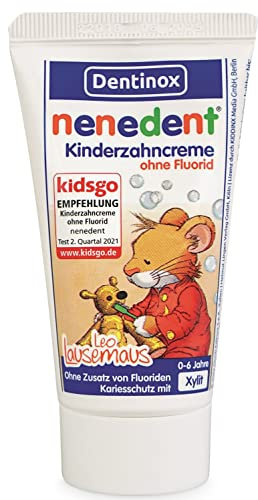 Nenedent Dentifricio per bambini Senza Fluoro, 50 Ml