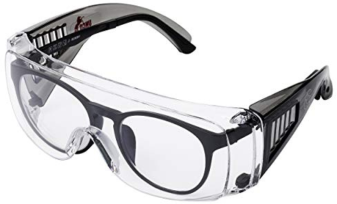 UNCO - Gafas de seguridad sobre gafas, gafas protectoras, gafas de seguridad antivaho, trabajo, gafas de seguridad