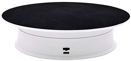 Rotating Display Stand, Professional Motorized Shop Display Turntable, 360 Degree Rotation Automatic Photography Turntable for Jewelry Display, Collectible Display or Cake Display