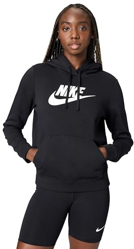 Nike W NSW Club FLC Std Po HDY Maglia a Maniche Lunghe con Cappuccio Donna
