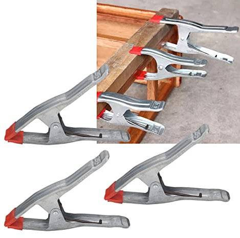 Metallo Morsetti a Molla, 3PCS 9 Pollici Morsetto a Molla Grandi Pinze Fotografiche, A-Forma Morsetti Di Metallo per La Lavorazione Del Legno, Ubature Dell'acqua, Fai Da Te, Modellismo, Campeggio