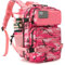 QT&QY 25L Militärische taktische Rucksäcke für Männer Motorrad Armee Laser Cut Molle Daypack kleiner Überlebensrucksack Tasche Fitnessstudio Rucksack mit doppelten Becherhaltern medizinischer Rucksack