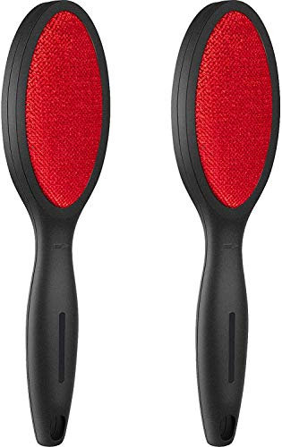 Lint Brush Lint Remover Lint Brushes for Clothes - Dual Sided Reusable Pet Hair Remover for Clothes Sheet Carpet Furniture Fabric, 2 Count