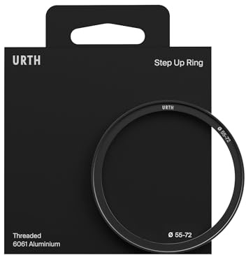 Urth 55-72mm Step-Up Ring Filteradapter - Fäst 72mm filter på 55mm linser