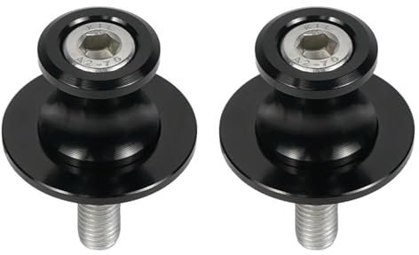 HHRDYY M8 8mm Motorrad Schwinge Spulen Slider Crash Protector Für S1000RR S1000 RR 2019-2023 Fallen Schutz Sturzschutz Sturzpads Schieberegler(SCHWARZ)