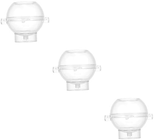 3 Piezas Vela Esférica Diy de Plástico No Pegajoso para Fabricación de Velas Aromáticas para Manualidades y Proyectos