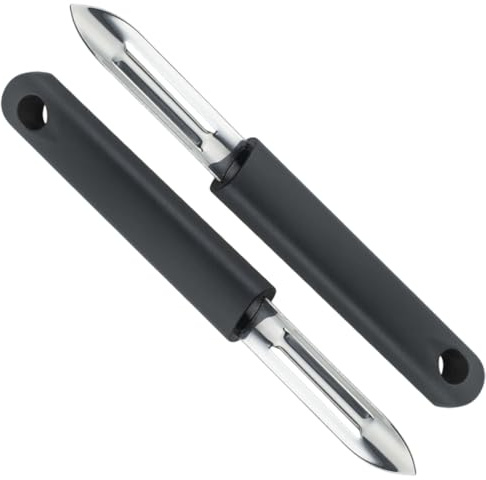 ZYOMVUN Gadgets Profesionales, 2 Piezas, Pelador Patatas Pelador Verduras Manual Pela Patatas Multifunción Peeler, mango antideslizante, apto lavavajillas para Zanahorias, frutas y verduras