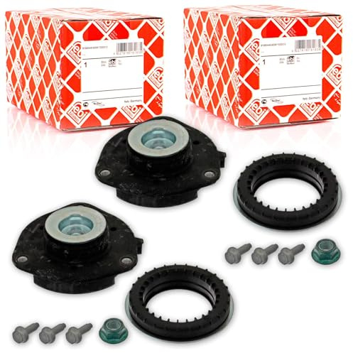 2x Febi Federbeinlager Domlager vorne | 37897 für Golf 5 6 Passat Caddy