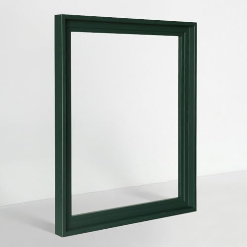 Bildershop-24 Schattenfugenrahmen Lema 60x90cm Tannengrün