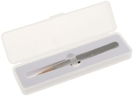 Generic Uhrmacherwerkzeug, Pinzette Aus Buchsbaumholz mit Spitze, Multifunktional mit Aufbewahrungsbox für Schmuckreparaturen, Bastelarbeiten,