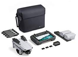 DJI Mavic Air 2 Fly More Combo (avec Smart Controller) – Drone avec vidéo 4K Ultra HD, photo 48 mégapixels, capteur CMOS ½, autonomie de 34 min, ActiveTrack 3.0, cardan trois axes – Gris