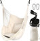 Chihee Hammock Chair Hanging Swing 2 Seat Cushions Included,Strong Webbing Straps and Hooks for Easy Hanging Soft Cotton Weave Hanging Chair Side Pocket Large Tassel Chair Set Comfort Indoor Outdoor