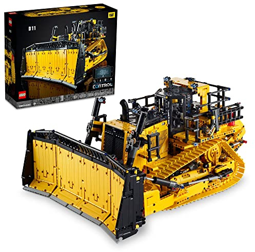 LEGO Technic 42131 - Bulldozer Cat D11 controllato da app, set da costruzione per adulti, 3.854 pezzi