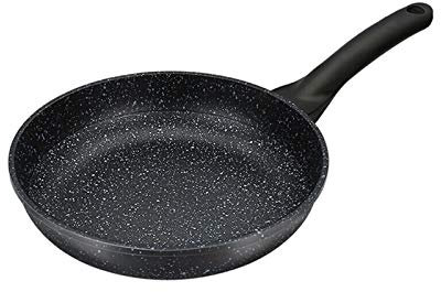 Liudan Padella Padella con Manico in bachelite- 28 cm Maifan Pietra frittura Padella Bistecca Padella Padella Leggera frittura Adatta Adatta per Tutta la Stufa Padella Antiaderente