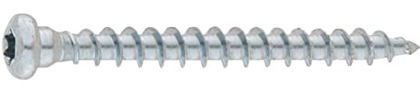 SPAX Holzverbinderschrauben SXCS, Ø 5,0 x 60 mm, 200Stück, Vollgewinde, T-STAR T20, WIROX A9J - 35705006106015
