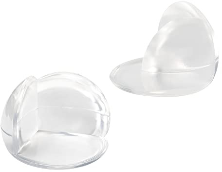 Navaris Kantenschutz Baby Tischkantenschutz 12x Eckenschutz - Kindersicherung Kinder Schutz Ecken Glastisch - aus Silikon - transparent rund