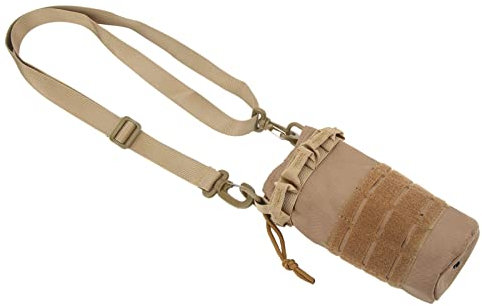 Molle Flaschenhalter für den Außenbereich, Tragbar, Zum Klettern, Molle-Flaschentasche mit Großer Kapazität (Khaki)