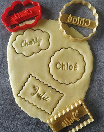Cookie cutter to be composed - customisable in shape, type and name