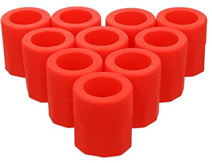 YARNOW 1 Set 10 Stück Weinglasform Runde Silikonformen Eisformen Eiswürfelschale Silikonformen Für Harz Epoxidharz Schnapsglas Weinglasformen Silikongummiformen Plätzchenschuss