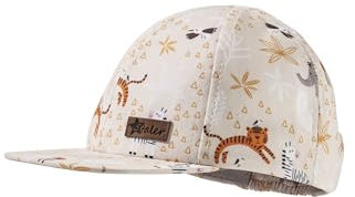 Sterntaler Baseball -Cap Zootiere - Basecap Jungen - Schildkappe für Babys mit Gummiband aus Baumwolle mit Zootieren - schützt Kopf und Augen vor der Sonne - Basecap für Babys - beige, 45