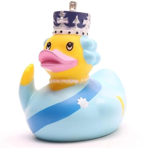 Duckshop I anatra da bagno Queen Elisabetta II I paperella I cigolii I Regale I Royals I Glamour I Regalo per gli appassionati di Royal