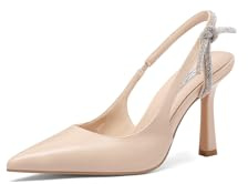 QUEEN HELENA Scarpe Eleganti con Tacco Alto Décolleté a Punta Chiusa con Strass Donna K3347