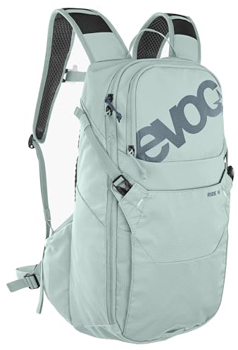 EVOC Ride 16 Fahrradrucksack, Backpack (Trekkingrucksack mit cleverem Taschenmanagement, Rückenpolsterung, Trinkrucksack mit Trinkblasenfach), Mint
