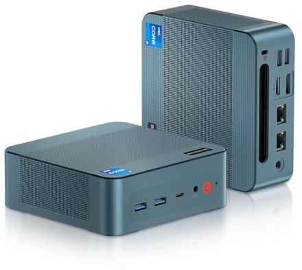 Mini PC i9, Intel Core i9 12900H (14C/20T, Turbo 4.7GHz) 32GB DDR5 RAM 1TB PCIe 4.0 SSD,Small Desktop Computer Dual 2.5GbE/4x USB3.2/HDMI/DP/USB-C/WiFi6E/BT5.2