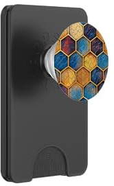 Honeycomb Bee Lover Beekeeper Apiarist Honeybee PopSockets PopWallet for MagSafe