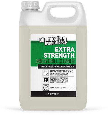Chemical Trade Store - BBQ & Grill Cleaner 5L - Powerful Barbecue Grease & Carbon Remover with Clean Boost Tech - Cuts Through Burnt-On Food & Oil