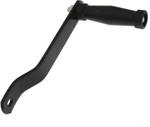 HpLive Treuil manuel à manivelle en fer avec poignée en plastique pour bateau, remorque, voilier, accessoires (noir)