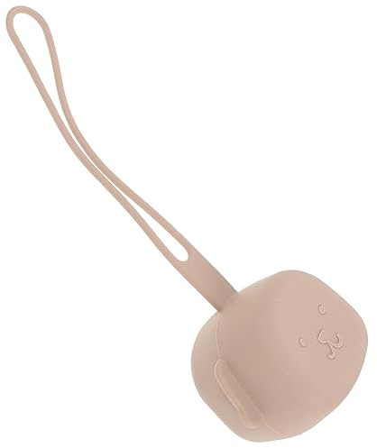 VANZACK Estuche Porta Chupetes de Silicona para Bebés Cierre y Diseño Portátil, Adecuado para Guardar Chupetes en Bolso o Viaje