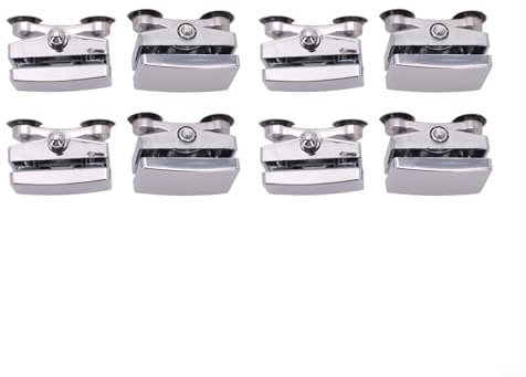 Lot complet de 8 roulettes de porte de douche de 23 mm de diamètre pour un fonctionnement silencieux et fluide des portes