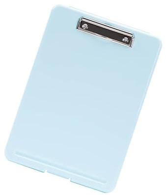 KIXZSAZ Pratica scatola per file A4 Cartella per documenti versatile Fornitura per organizer per scatole per appunti, blu fresco