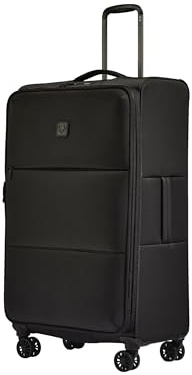 ANTLER Soft Stripe Large Checked Luggage, Black, 31.9, 105-122L
