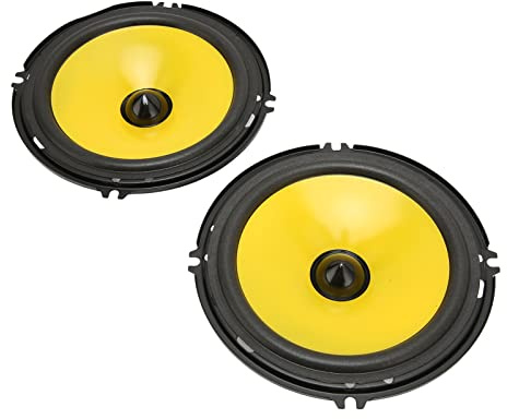 Asixxsix Altoparlanti per Portiera Auto, 2 Altoparlanti Stereo per Auto con Bassi Alti da 6 Pollici, Sensibiliti 92 DB, Coassiali Ad Alta Potenza da 600 W, Impedenza 4 Ohm,