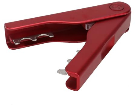 OSALADI Pince à Épines de Rosier en Acier Inoxydable Manche Plastique Rouge Ergonomique Outil de Jardinage pour Enlever Épines et Feuilles Accessoire Pratique pour Entretien des Rosiers