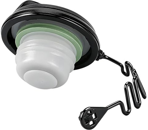 Chiusura serbatoio, coperchio serbatoio carburante auto sostituibile compatibile con Ford Fiesta MK5 2001-2008, Ford Transit, MK8, chiusura serbatoio auto in plastica con fascetta 1580852, 7S61-9030