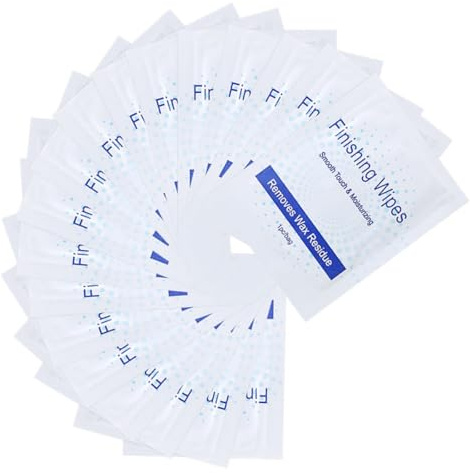 MAGICLULU Salviette Depilatorie Post-ceretta 40 Pezzi, Salviette Detergenti Lenitive per Corpo, Rimozione Residui di Cera, Panni Morbidi per Pelle Sensibile, Cura Post-depilazione