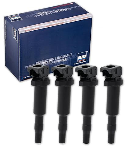 4x Beru Zündspule | E46 90 91 5er E60 X3 E83 Z4 E85 passend für 1er E81 87 3er E46 90 91 5er E60 X3 E83 Z4 E85
