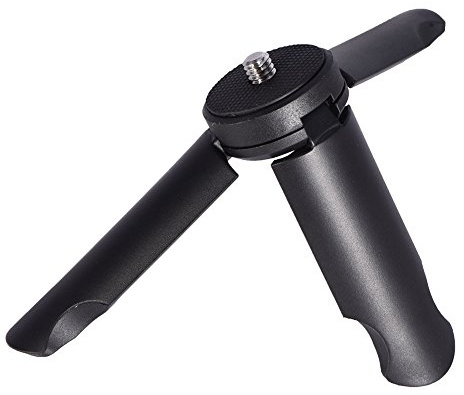 Sxhlseller Mini Trépied Portable, Support Universel Léger à Vis 1/4 avec Design Antidérapant pour Smartphone, Appareil Photo, Perche à Selfie – Trépied de Voyage Stable et Compact