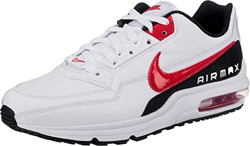 Nike Herren Air Max Ltd 3 Sneakers, White University Red Black, 44.5 EU