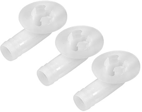 sourcing map Abflussschlauch Anschlussboge der Klimaanlage für Mini Split und Fenster Teil 18mm, 3Stk